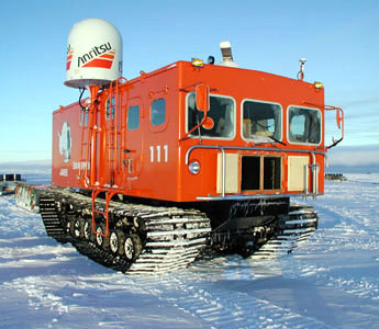 Snow vehicles for Antarctic Observation