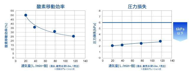 交換前(多孔性散気板)
