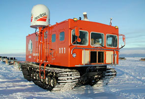 Snow vehicles for Antarctic Observation